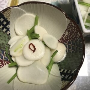 ビニール袋で作る！カブの漬物